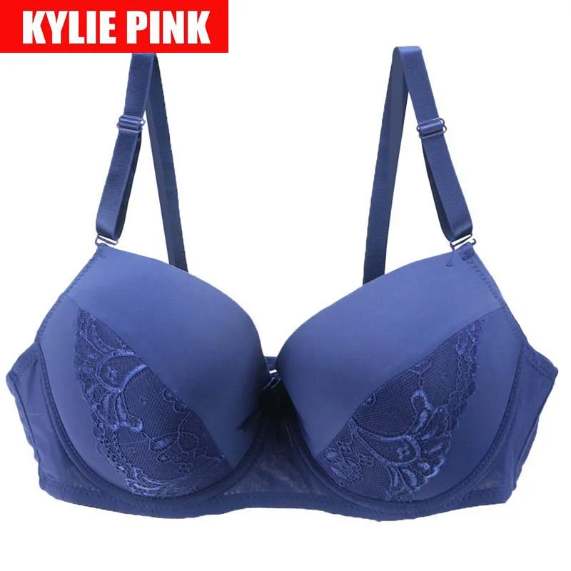 Женский кружевной бюстгальтер KYLIE розовый на косточках Размеры: 90 95