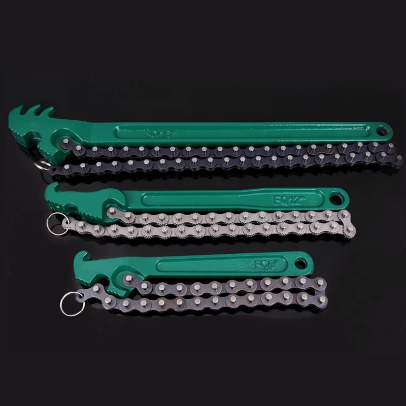 YUQIYU Universal Oil Chain Wrench Oil Fuel Filter Filters Remover Tool Car Engine Torque Chain Wrench Grip Spanner Plier Remover Tools YUQIYU Universal Oil Chain Wrench Oil Fuel Filter Filters Remover Tool Car Engine Torque Chain Wrench Grip Spanner Plier Remover Tools