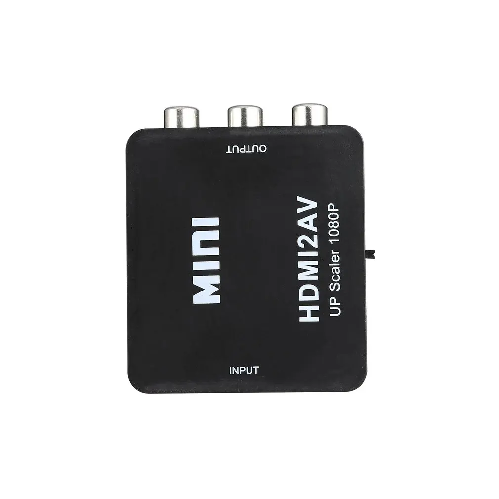 Цифровой hdmi-rca композитный видео аудио AV CVBS адаптер конвертер 720 p/1080 p мини HDMI аудио-видео преобразователи
