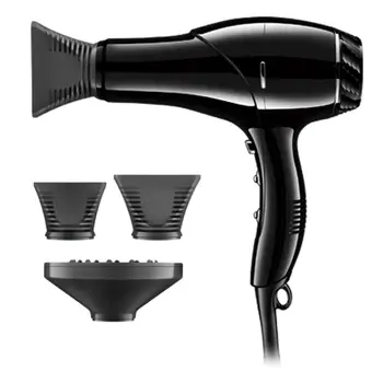 

Pro Hair Blow Dryer Heat Blower with Collecting Nozzle Diffuser for Home Salon