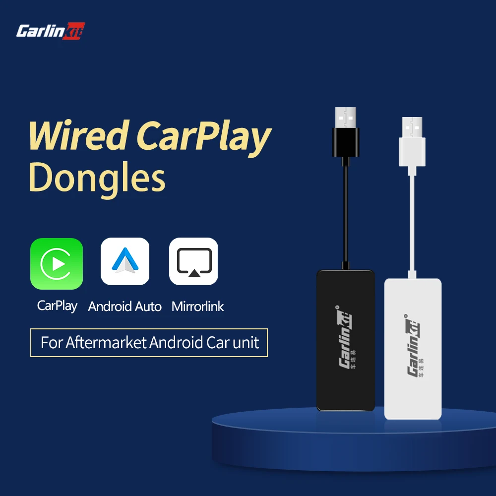 Universal Apple CarPlay Android Auto Smart Link USB Dongle for Android Stereo Head Unit Support Mirr