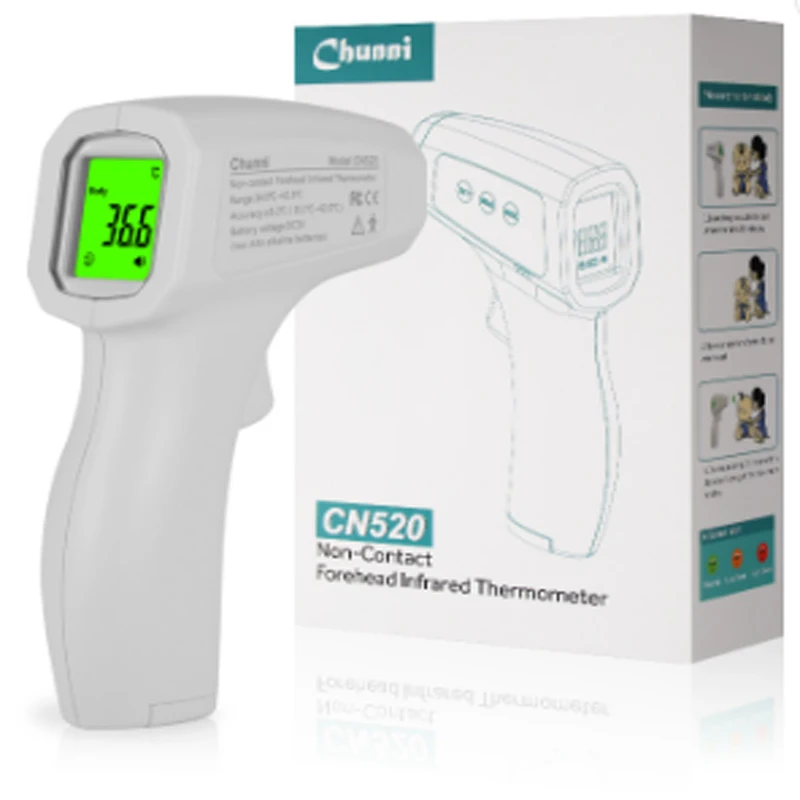 

CE FDA Certificate Baby Non-contact Forehead Chunni Termometro Infrarojo Digital Ear Thermometer house Temperature Instruments