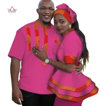 2020 летняя африканская одежда для пар Женский Топ и Мужская