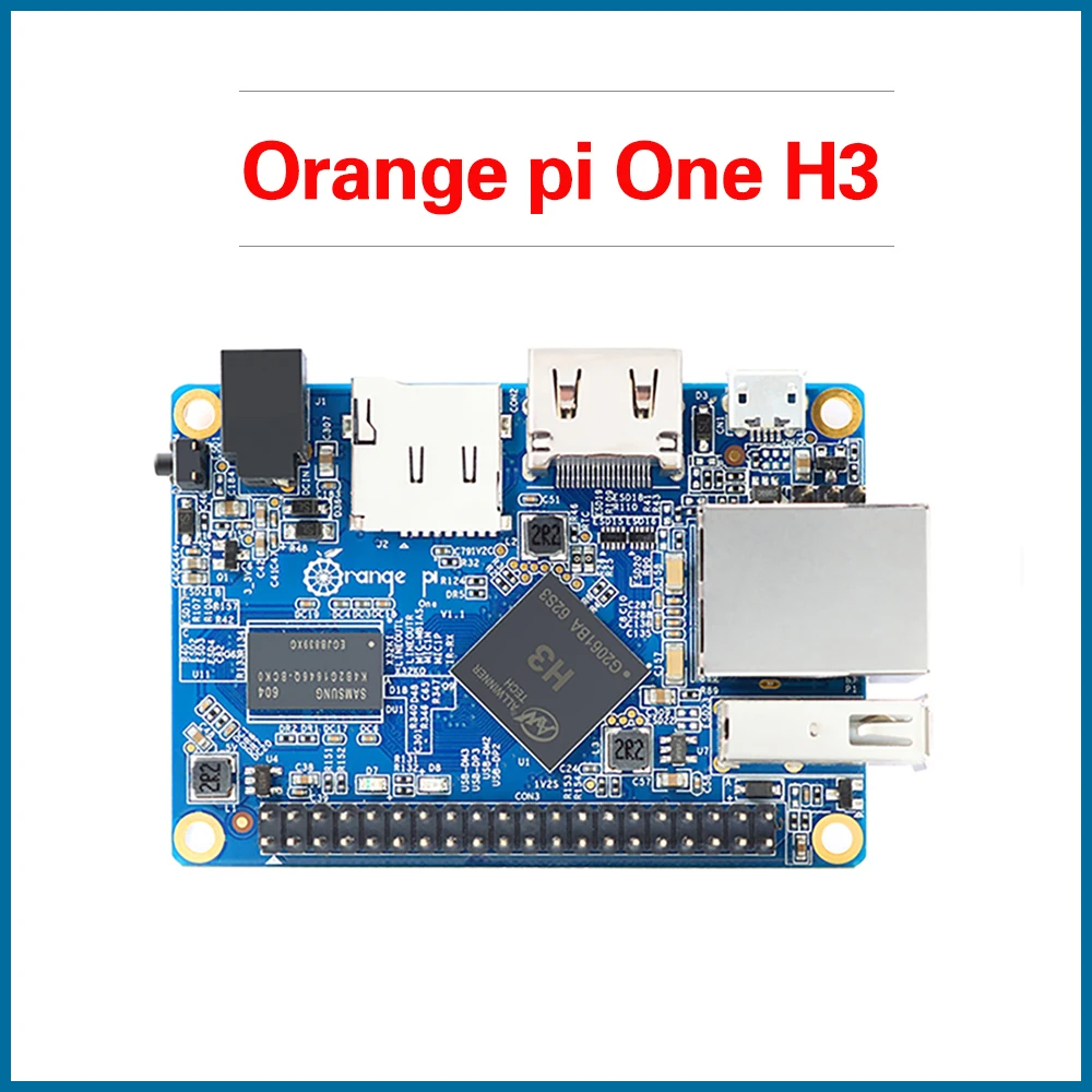 Мини-компьютер S ROBOT Orange Pi One H3 четырехъядерный процессор 512 Мб поддержка ubuntu linux и