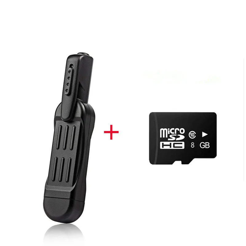T189 Add 8G Card Мини-камера T189 Ручка Full HD 1080P секретная камера носимая ручка для тела камера цифровой мини-видеорегистратор маленькая DV видеокамера с поддержкой карты 32 ГБ - Цвет: T189 Add 8G Card