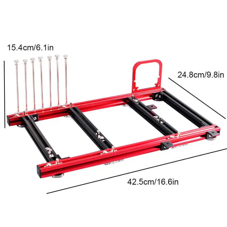 PC Case DIY Open Frame Aluminum Alloy Computer Case Overclocking Test Platform for ATX / M-ATX / ITX Motherboard