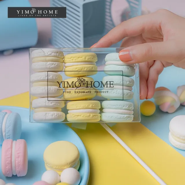 US $7.13 Simulation macaron model fake cake cream snack children shooting props wedding dessert window decor