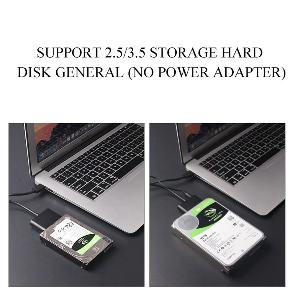 Портативный USB3.0 к SATA кабель адаптер 2,5/3,5 дюймов жесткий диск SSD адаптер Smart Stay конвертер супер скорость Plug And Play