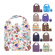 Водонепроницаемая нейлоновая пятиточечная решетчатая складная сумка для похода в магазин Ткань Оксфорд Портативная сумка для хранения сумка для покупок в супермаркете