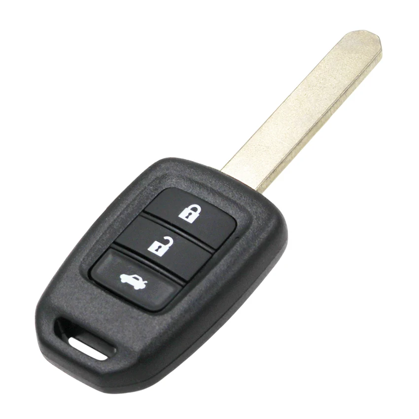 Дистанционный ключ-брелок от машины 3 кнопки 433 МГц ID47 чип для Honda New Fit XRV wisdom с Uncut HON66 Blade
