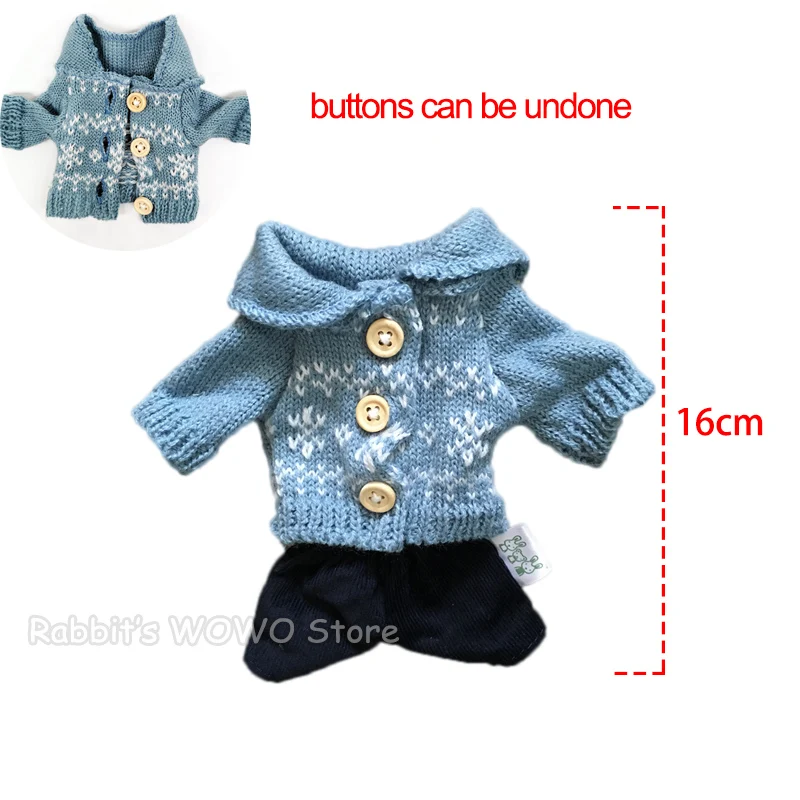 30cm Doll Clothes for Rabbit/Cat/Bear Plush Toys Bunny Suit Sweater Clothes Accessories for 1/6 BJD Dolls Gifts for Children 19