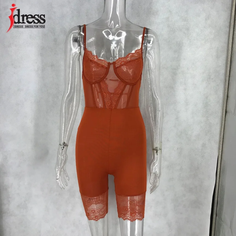 IDress Sexy Women See Through Floral Lace Sleepwear Babydoll Erotic Cosplay Costume Porno Body Mujer Mesh Sheer Lace Playsuit (16)