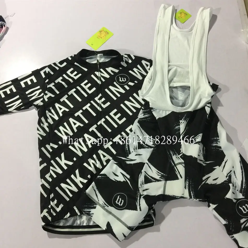 Wattie Ink women bike clothing suit uniformes de ciclismo tenue cycliste mujer wielerkleding sets pro team jersey and bib shorts
