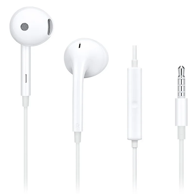 

Earphone Mobile Phone Flat Ear Eadphones Music Wire-Controlled Eadphones Earplugs Low Frequency 3.5mm Plug Earphone