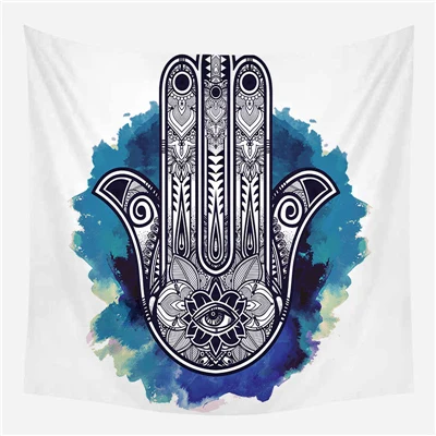 Mandala Tapestry Wall Hanging Psychedelic Celestial Indian Sun Moon Hippie Wall Tapestry Witchcraft Tapestries Carpet 180*230cm - Цвет: 05