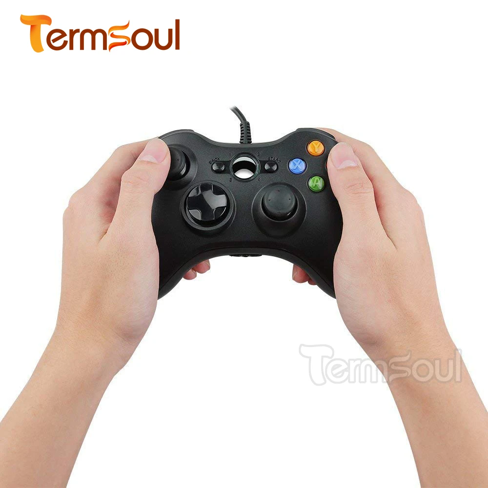 1 шт . геймпад USB проводной джойстик контроллер для Microsoft Xbox 360 ПК Windows7 белый цвет