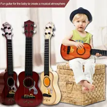 Музыкальная музыкальная игрушка для укулеле, 1 шт., мультяшная укулеле, основной цвет, обучающие игрушки для детей, подарок для детей