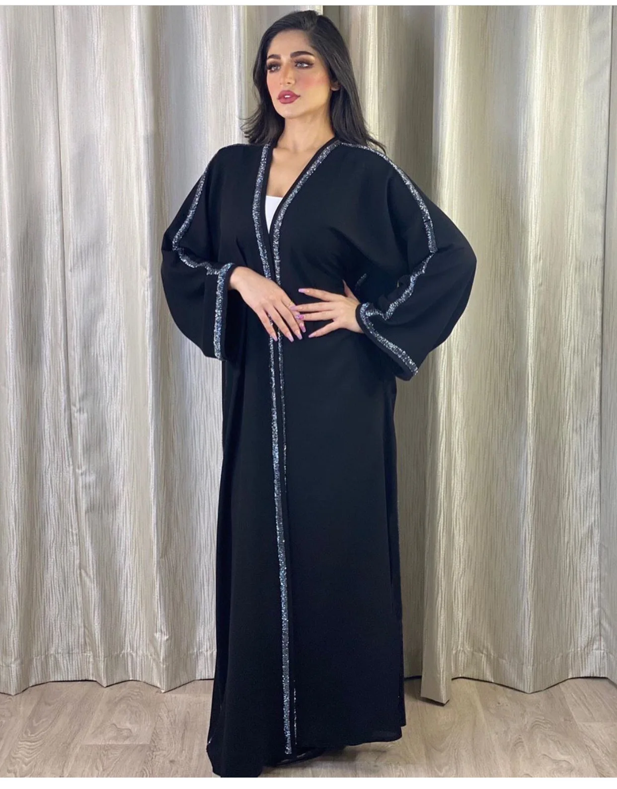2020 африканские платья для женщин Abaya Дубай мусульманское платье Дашики Черное