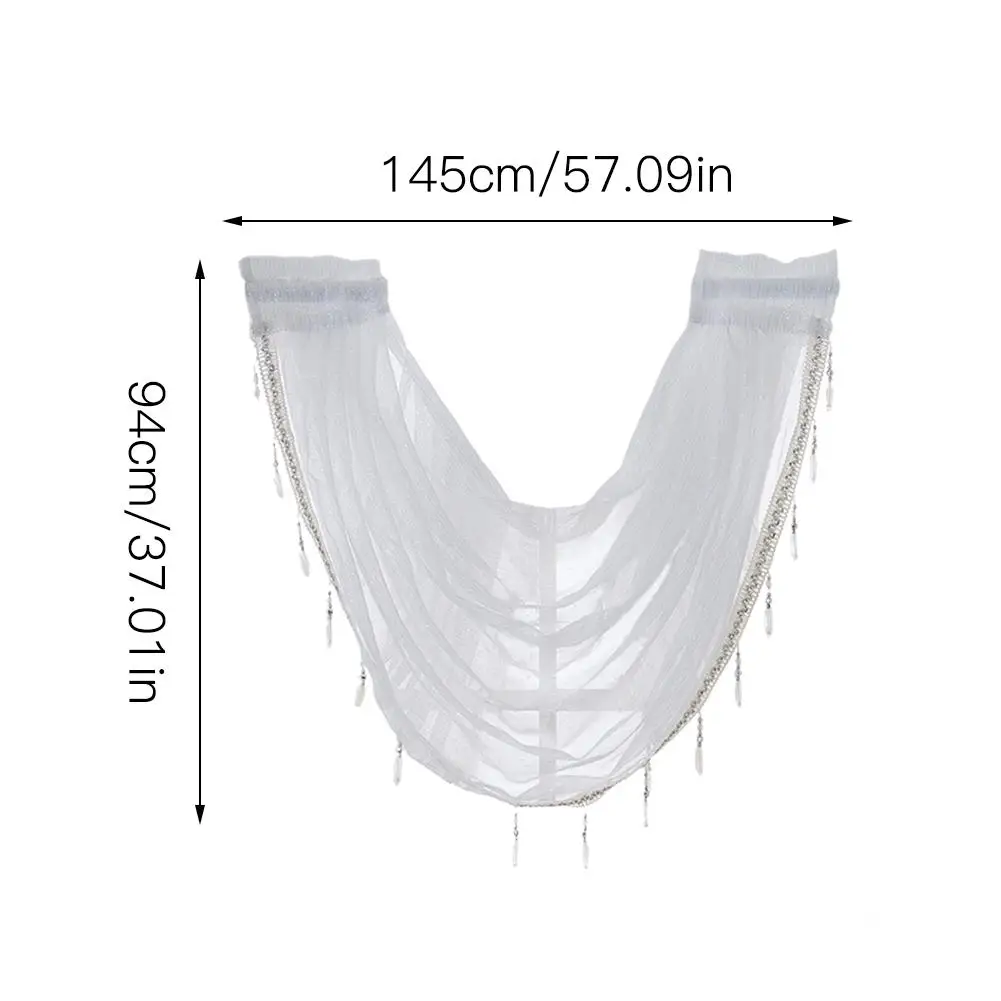 Новые поступления 145X94 см/80 см х 60 см занавески для окон белая сетчатая занавеска козырек от солнца для Домашние украшения для комнаты