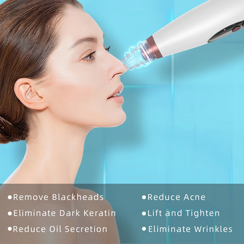 

Vacuum Pore Cleaner Face Cleaning Blackhead Acne Removal Suction Black Spot Cleaner Facial Cleansing Cosmetology Face Machine