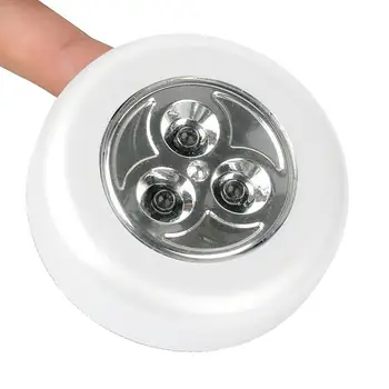 

1pcs Touch Sensor 3 LED Wall Lamp Night Light Induction Corridor Cabinet Light Led Home Stair Hallway Night Lamp
