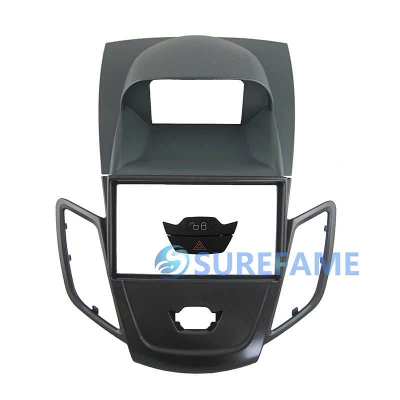 Двойной Дин Aftermarket DVD Fascia Для Ford Fiesta 2008 + с выключателем радио приборная отделка