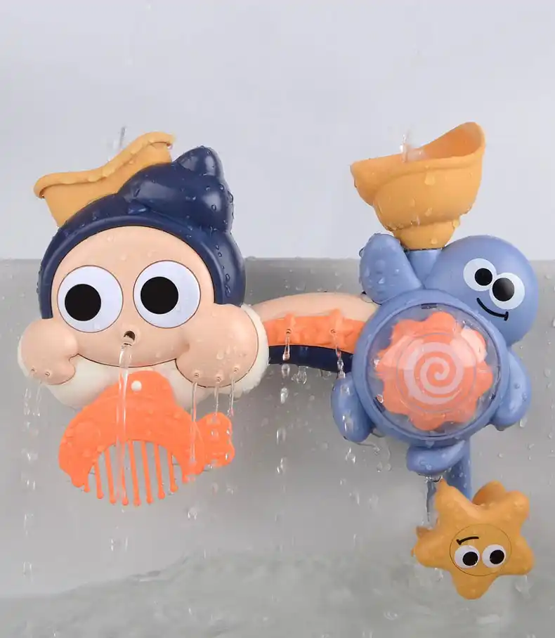 Bricolage Bebe Bain Jouets Assemblage Piste Toboggan Ventouse Orbites Salle De Bain Baignoire Enfants Douche Jouet Jeu D Eau Pour 3 4 5 Ans Aliexpress