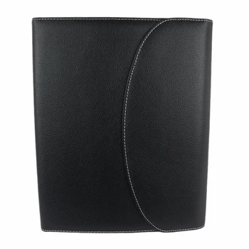 

Multifunction File Folder A4 Pu Leather Conference Folder Letter Size Document Folders for Document Folder