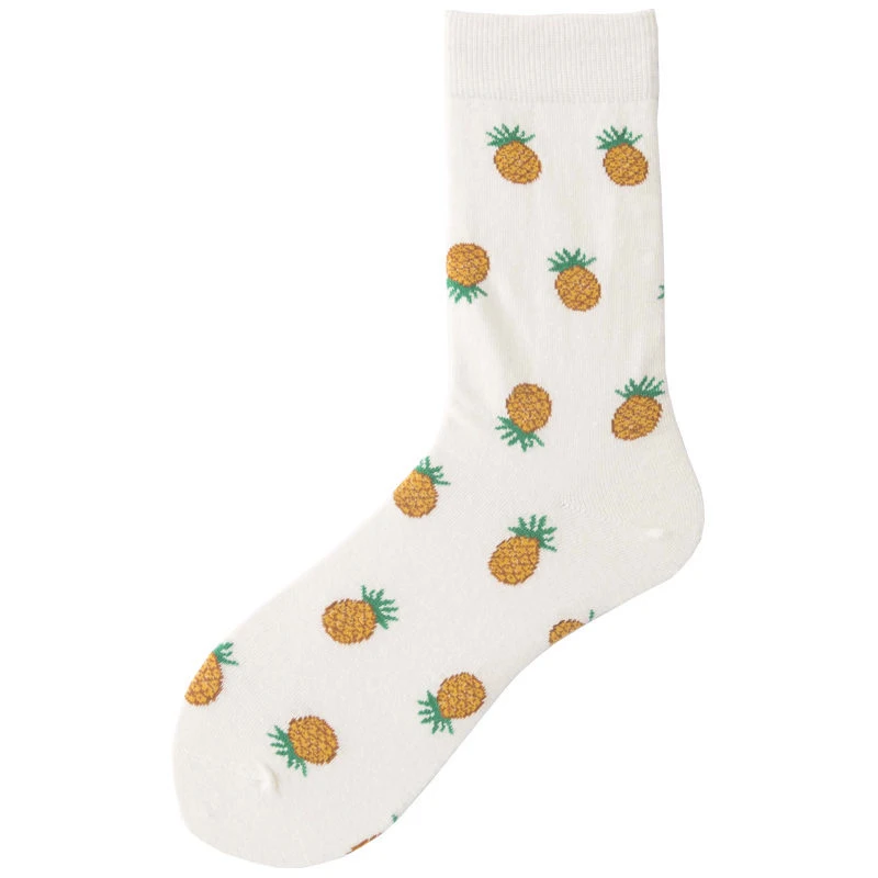 Креативные высококачественные модные женские носки в стиле Харадзюку каваи, забавные носки с изображением молочной еды, клубники и животных, милые носки - Цвет: S-5-6