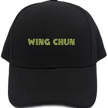 Бейсболка с неоновым принтом Wing Chun