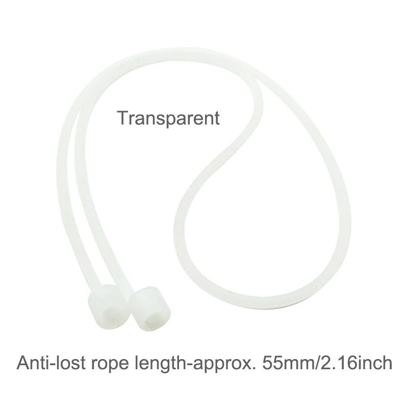 Силиконовый чехол, защитный чехол для Apple AirPods Pro, TPU, Bluetooth наушники, мягкий силиконовый чехол для Air Pods 3, защитный чехол s - Цвет: Anti-lost rope