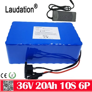 شراءLaudation36v10S4p بطارية ليثيوم Y25a BMS 20 ليثيوم أيون دراجة كهربائية بطارية ذاتية الشحن 18650 حزمة For750W موتور + شاحن بطارية