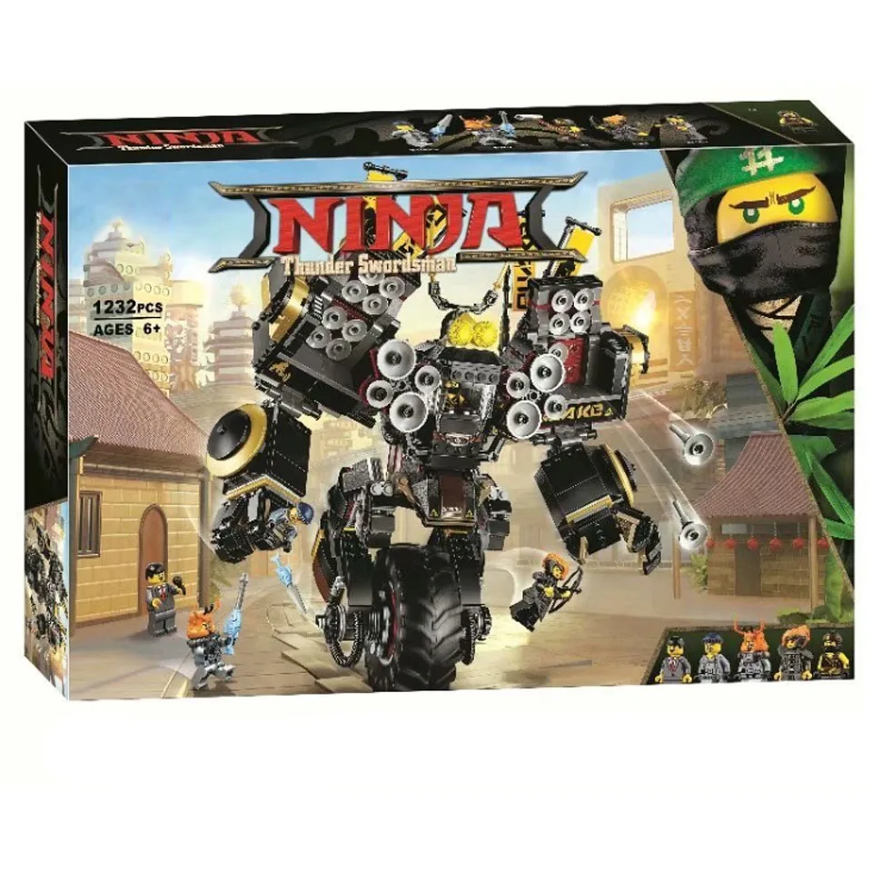 

Ninjagoes Robots Compatible Legoinglys Ninjagoed Model Building Blocks 1346 Piece Bricks Boys Birthdays Gifts Kids Toys Children