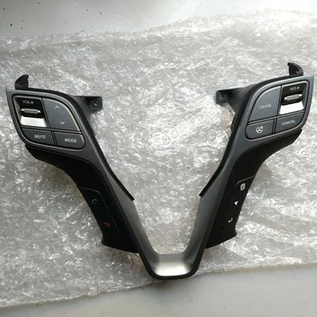 

FOR HYUNDAI SANTAFE DM Steering Wheel Switch Bluetooth Answering Telephone Switch Fixed Speed Cruise Button Dashboard Control