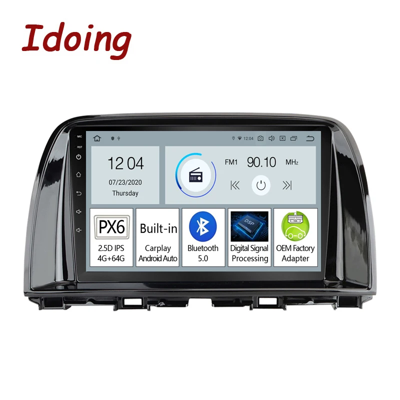 

Idoing 9"PX6 Car Stereo Radio Multimedia Android Player Navigation GPS For Mazda CX5 CX-5 1 KE 2012-2015 Carplay Auto Head Unit