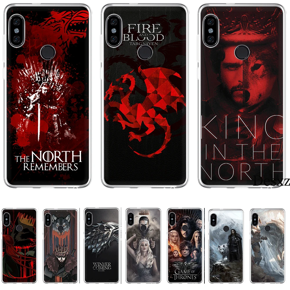 

Mobile Phone Case For Xiaomi Redmi Note 6 7 Pro 5A 4 4X 3 5 Hard Cover Game Thrones