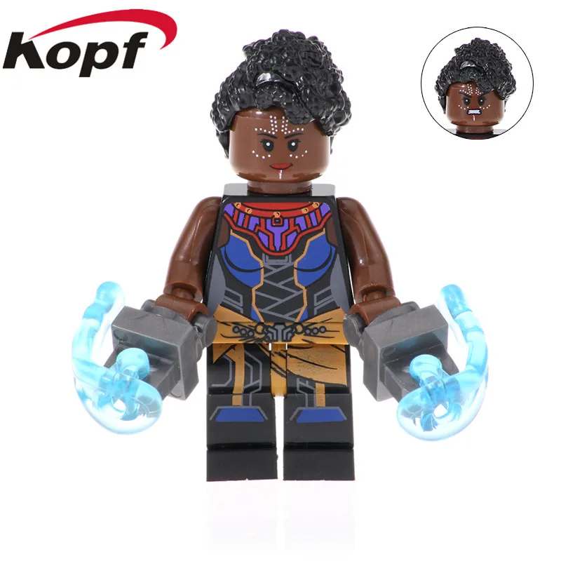 

20Pcs Sale Super Heroes Black Panther Shuri Eric Building Blocks Model Figures Christmas Toys Collection For Children XH 859