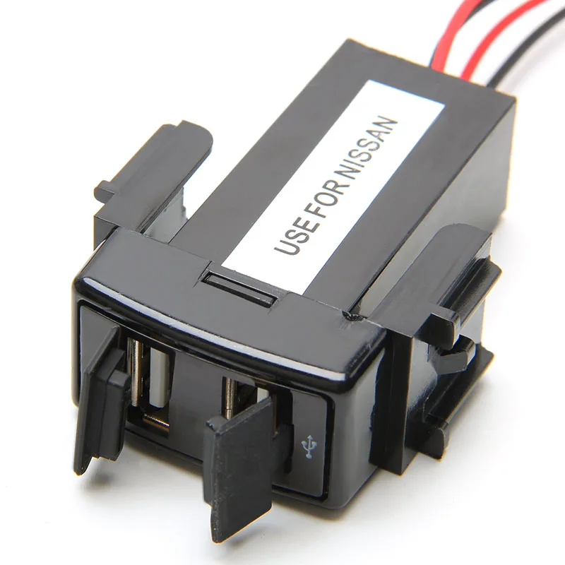Двойной usb порт приборной панели быстрое зарядное устройство 2.1A 5V для NISSAN Teana Sylphy A6HE