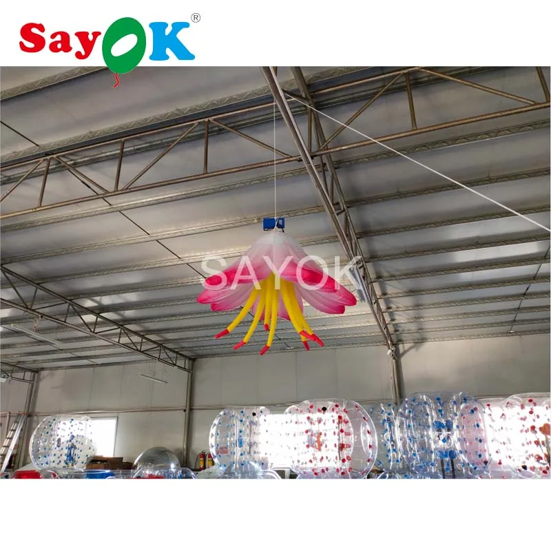 Sayok 1 м/3.28ft надувной светодиодный светильник с 16 сменными цветами для Дня Святого Валентина, свадебные украшения