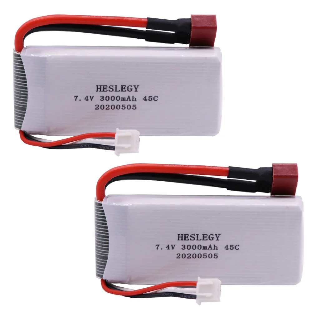 RC Lipo Battery 2S 7 4 V 3000mAh для Wltoys 12428 12423 радиоуправляемые игрушки автомобилей