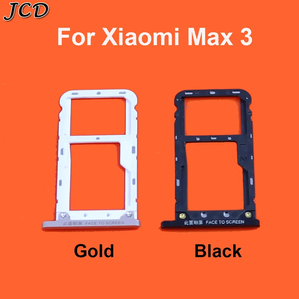 JCD Адаптеры для sim-карт для Xiaomi Mi Max2 Max3 Max 2 сим-карты слот, разъем для лотка держатель адаптеров запасная часть телефона Корпус Запчасти