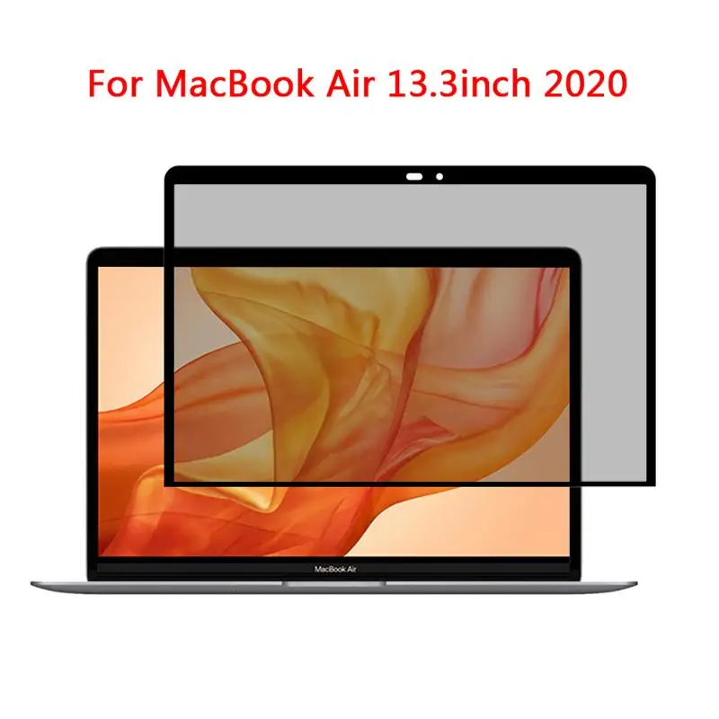

For MacBook Air 13.3 2020 Screen Protector Silk Screen Frame Glue Anti-Penetration Privacy Film Anti-Scratch Screen Cover