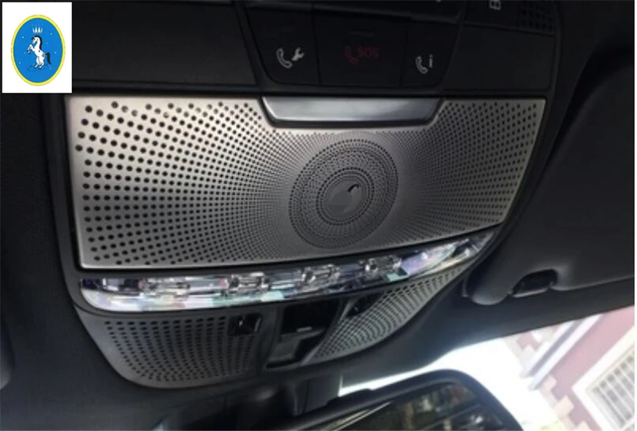 Yimaautotrim аксессуары передний ряд крыша лампа для чтения фары крышка отделка комплект для Mercedes Benz C Класс W205 GLC X253