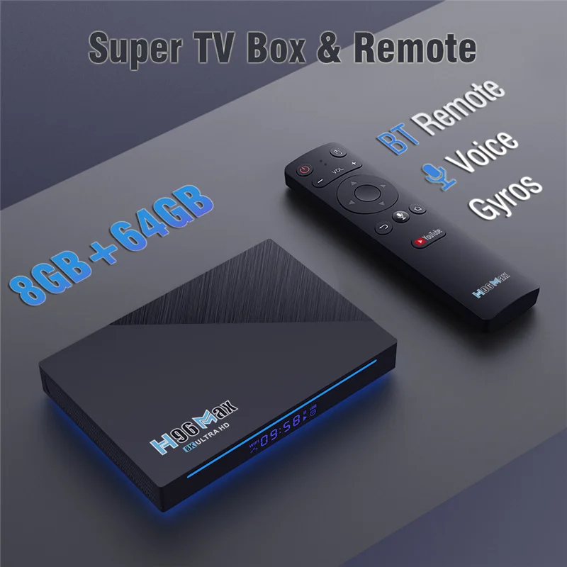 android box New Android 11 Smart TV Box Rk3566 8K Ultra HD Google Voice Play Netflix BT 4.2 Gyros Remote 8GB Ram Set Top Box Media Player indoor aerial