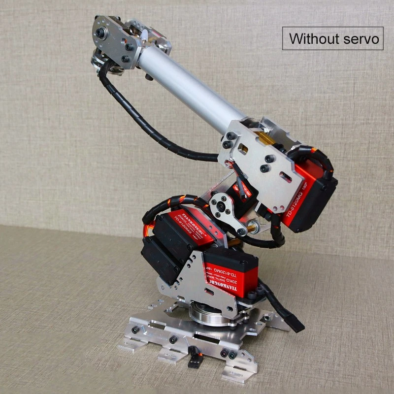 260mm 6 Axis Robot Arm Frame 6 Dof Mechanical Arm Industrial Robotic Model Unassembled Kit Td 8120mg Parts Accessories Aliexpress