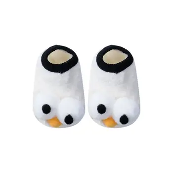 

2019 New Cute Newborn Infant Kids Baby Girls Boys Socks Big Eyes 6 Colors Cartoon Cotton Soft Sock Winter Warm Socks Outfit 0-3Y