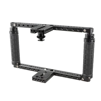 

HDRIG Adjustable Camera Cage with QR Hot Shoe Adapter for Camera Canon EOS-1DC Sony a7 /a7SII(Battery Grip)