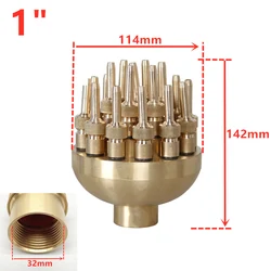 Multi-Size Decorative Water Fountain Nozzle for Outdoor Garden and Pool (3-Layer Flower)