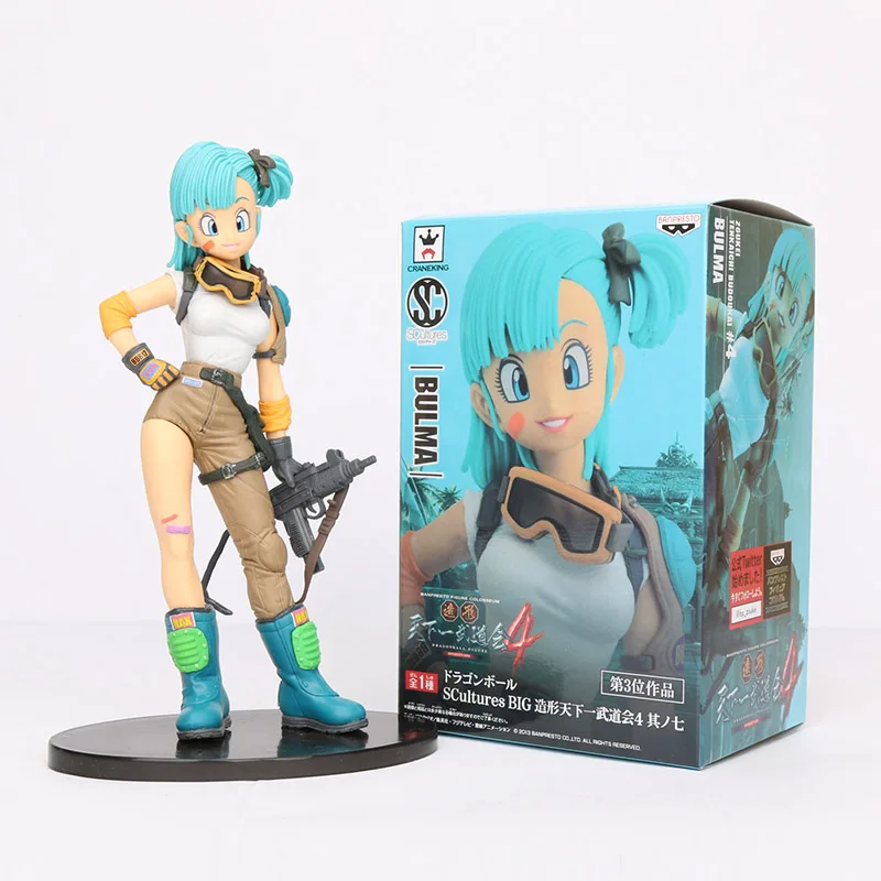 

20cm Dragon Ball Z Scultures BIG Bluma PVC Action Figures Model Toys