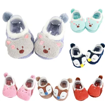 

Baby Socks Fashion Indoor Sock Shoes Newborn Winter Thick Cotton Baby Girls Sock With Rubber Soles Infant Animal Funny Sock
